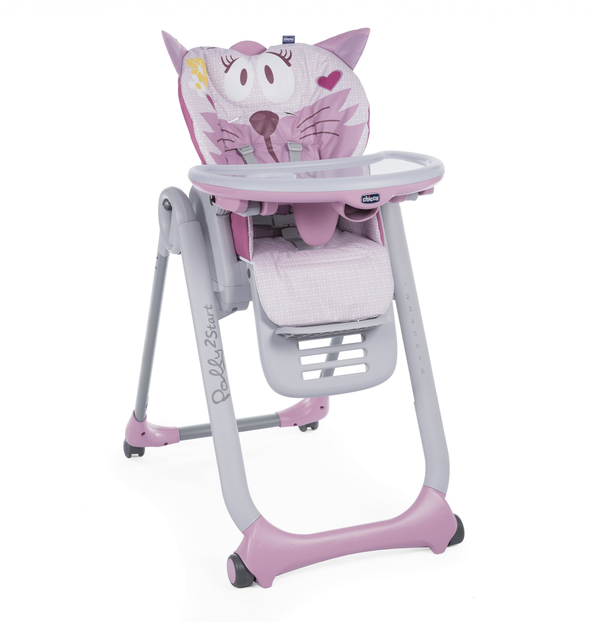 Chicco Polly 2 Start Pembe Kedi Bebbelife En değerli varlığınız için